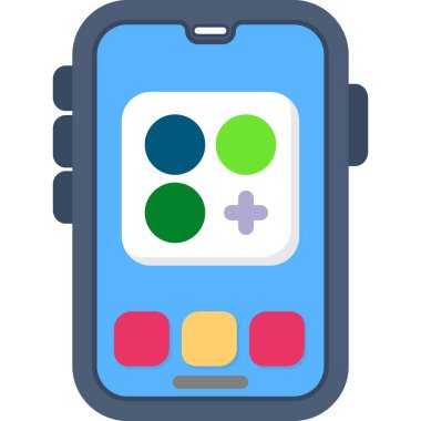 cep telefonu vektör simgesi.