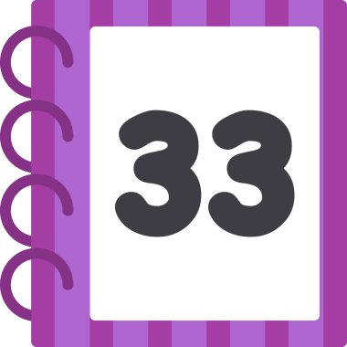 Takvim tarihi simgesi. özet takvim tarihi vektör rengi düz izole