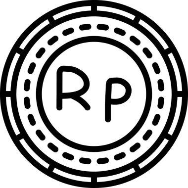 Para birimi para simgesi ana hat biçiminde