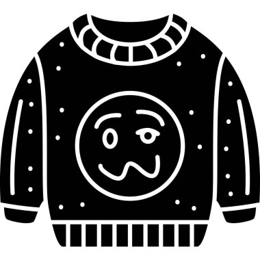 kalın süveter simgesi, özet biçimi