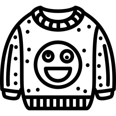 Kışlık giysi simgesi, taslak biçimi