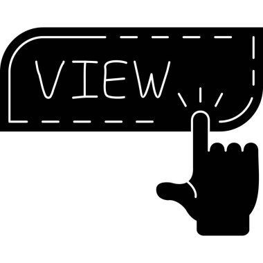 Simgeye tıklayın, vektör illüstrasyonu