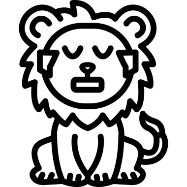 Kaplan simgesi, vektör illüstrasyonu