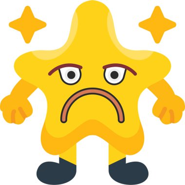 hüzünlü ve duygusal, resimli, beyaz arkaplanda vektör.