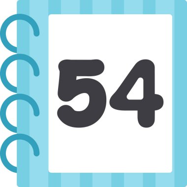 5 günlük ikon vektör illüstrasyonu