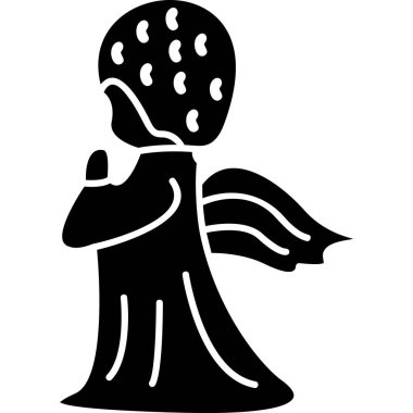 Siyah şapkalı ve maskeli bir adam.