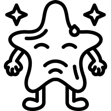 Yıldız. Web simgesi basit illüstrasyon