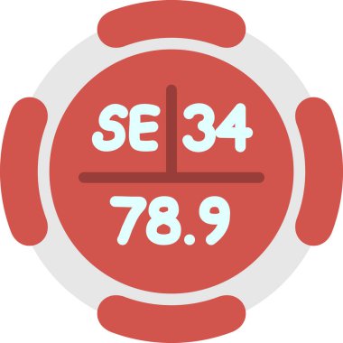 düz tasarım vektör simgesi 2027