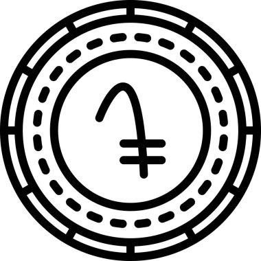 Bozuk para. Web simgesi basit tasarım