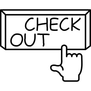 parmak kontrol simgesi, satır biçimi