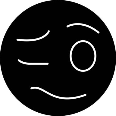 emoji. Web simgesi basit illüstrasyon