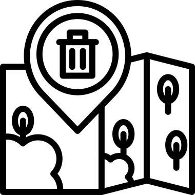 dağıtım konumu simgesi