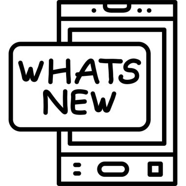 Yeni ileti vektör illüstrasyon tasarımlı yeni telefon