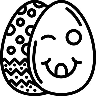 Paskalya yumurtaları. Basit resimleme