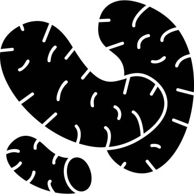 Moda tarzı izole edilmiş arkaplanda şeker simgesi