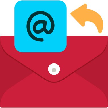 e-posta simgesi düz biçimli