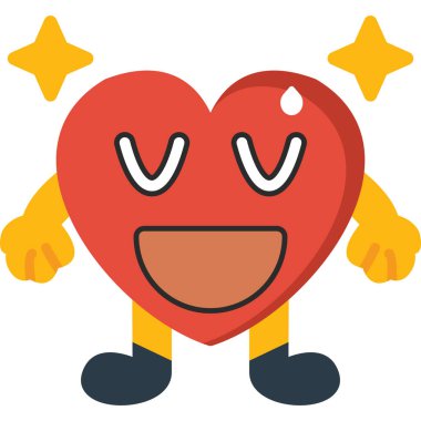 kalp aşk simgesi simgesi - özet biçimi