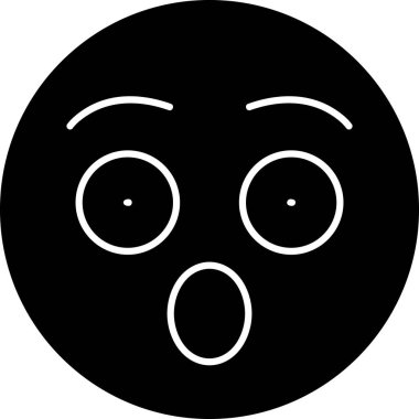 Yüz. Web simgesi basit illüstrasyon