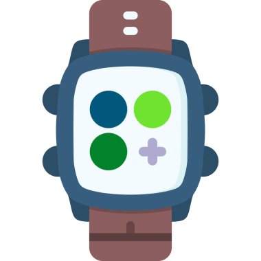 smartwatch simge vektör çizimi