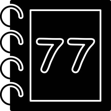 Takvim için bir arkaplan vektör illüstrasyonu