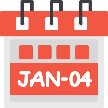 Ocak 'ın 40' ı ile takvim işareti