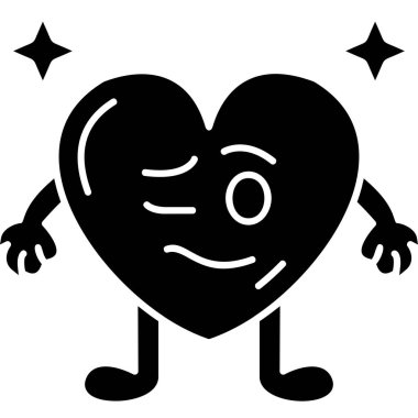 kalp vektör çizim seviyorum