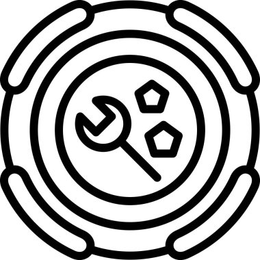 Gıda simgesinin vektör illüstrasyonu