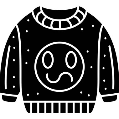 Sıcak kış kıyafetleri ikonu kış kategorisinde