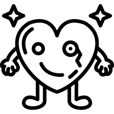 emoji. Web simgesi basit illüstrasyon