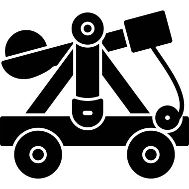 Uydu çanağı simgesi, basit tarzı