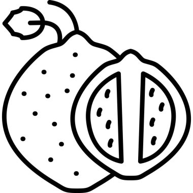 meyve yemeği karpuz simgesi ana hatlarıyla