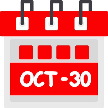 Bir takvimdeki 10 Ekim simgesi