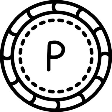 Sikke Simgesi vektör illüstrasyonu