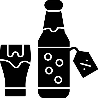şişe bira ikonu