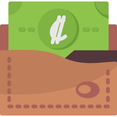 Nakit para ikonu düz stil