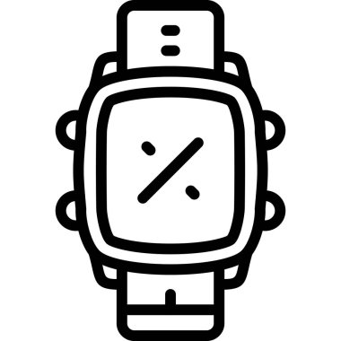 saat simgesi, vektör illüstrasyonu