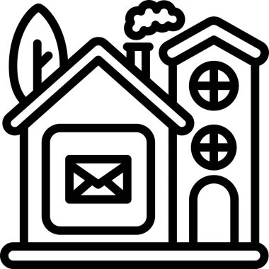 ev inşa simgesi, vektör illüstrasyonu