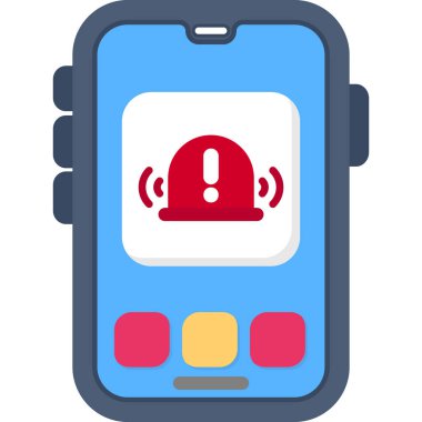 Telefon et. Web simgesi basit illüstrasyon