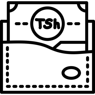 Para için. Web simgesi basit illüstrasyon