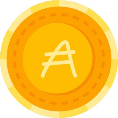 Beyaz arkaplan vektör illüstrasyonunda modern biçimde izole edilmiş para simgesi