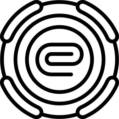 CD mi? Web simgesi basit illüstrasyon