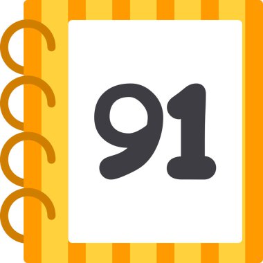 Doldurulmuş özet biçiminde takvim tarihi olay simgesi