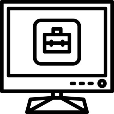 Web tarayıcı vektör simgesi