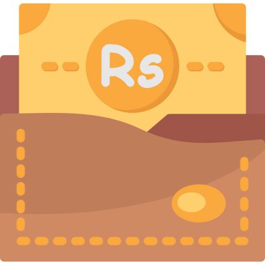 Nakit para ikonu düz stil