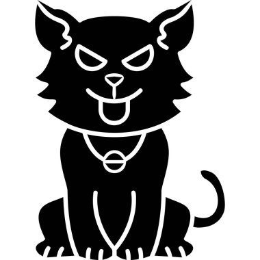 kedi evcil hayvan silueti simgesi