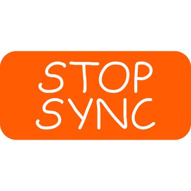 Beyaz arkaplanda metni olan izole edilmiş dur işareti