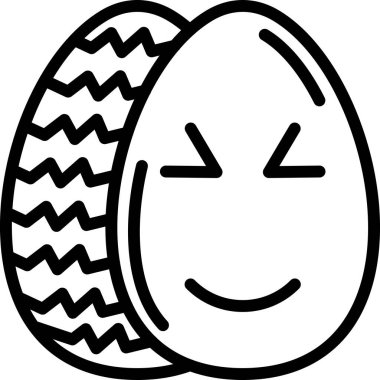 Yumurtaya bakan paskalya simgesi