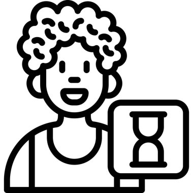 Kahve. Web simgesi basit illüstrasyon