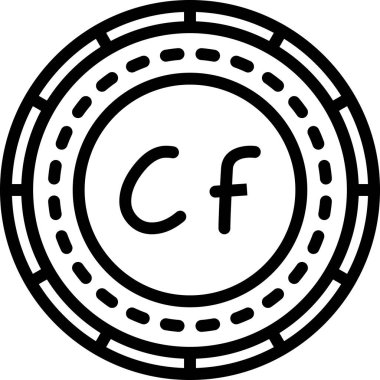 Para simgesinin vektör illüstrasyonu