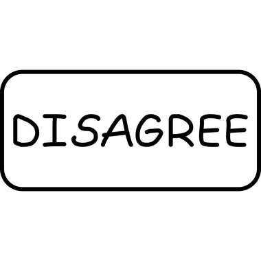 Bir kelimenin basit vektör illüstrasyonu